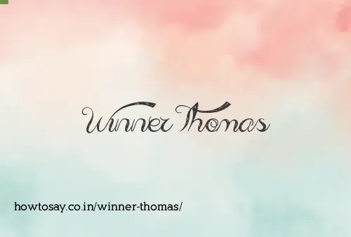 Winner Thomas