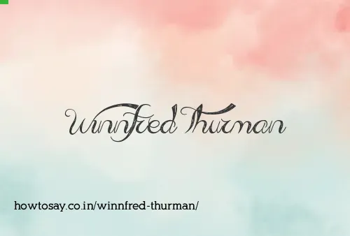 Winnfred Thurman