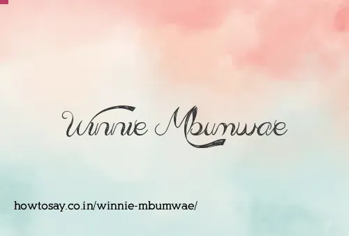 Winnie Mbumwae