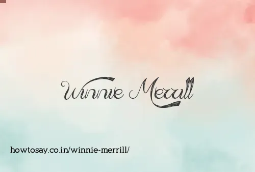 Winnie Merrill