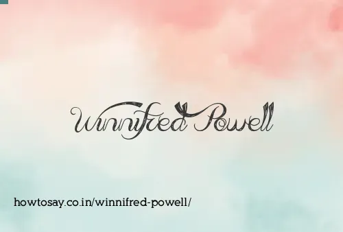 Winnifred Powell