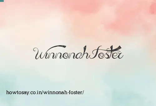 Winnonah Foster