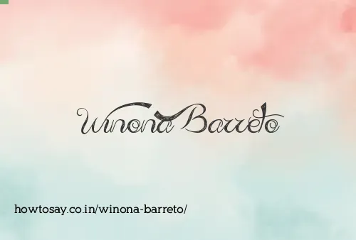 Winona Barreto