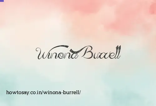 Winona Burrell
