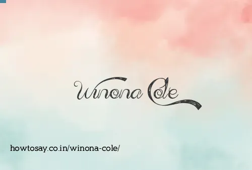 Winona Cole