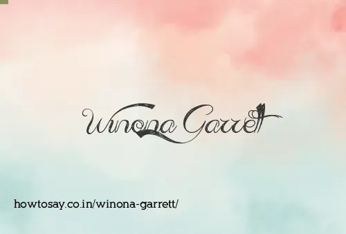 Winona Garrett
