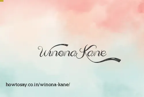Winona Kane