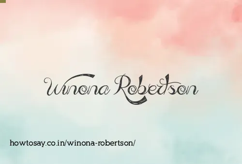 Winona Robertson