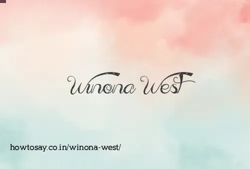 Winona West