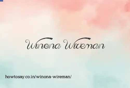 Winona Wireman