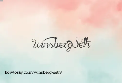Winsberg Seth