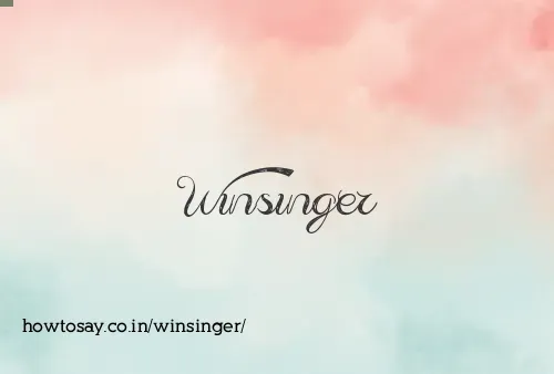 Winsinger