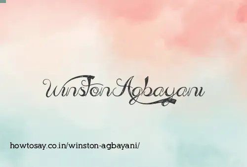 Winston Agbayani