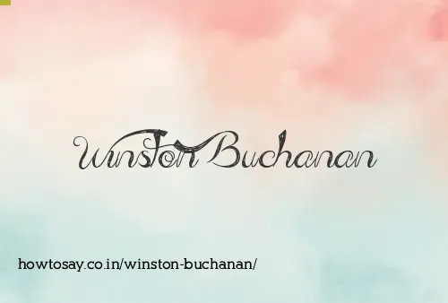 Winston Buchanan