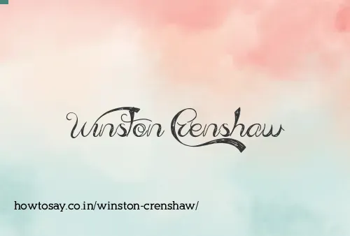 Winston Crenshaw