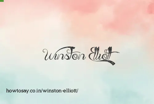 Winston Elliott