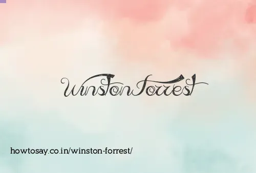 Winston Forrest