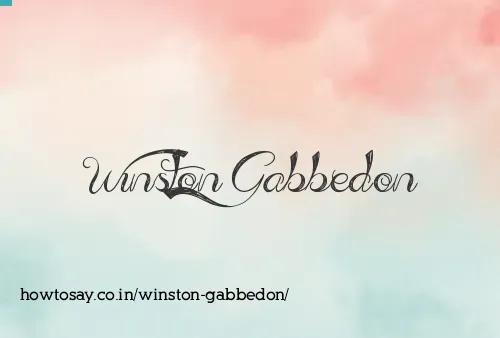 Winston Gabbedon
