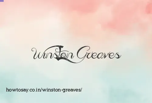 Winston Greaves