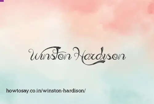 Winston Hardison