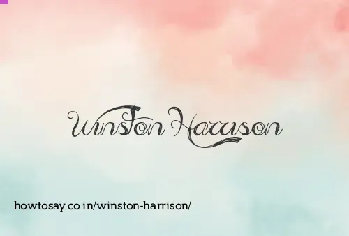 Winston Harrison