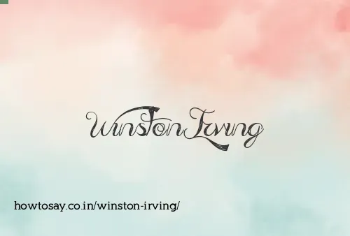 Winston Irving