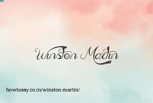 Winston Martin