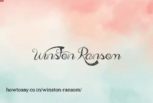 Winston Ransom