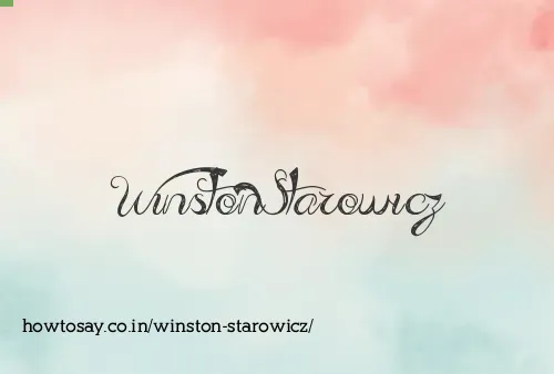 Winston Starowicz