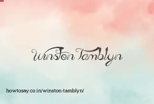 Winston Tamblyn