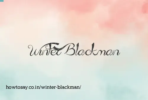 Winter Blackman