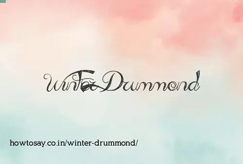 Winter Drummond