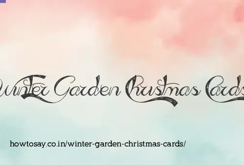 Winter Garden Christmas Cards