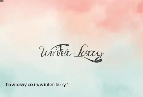 Winter Larry