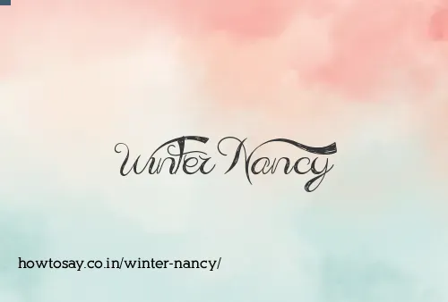 Winter Nancy