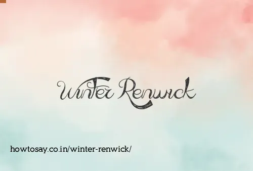 Winter Renwick