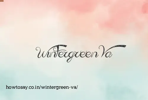Wintergreen Va