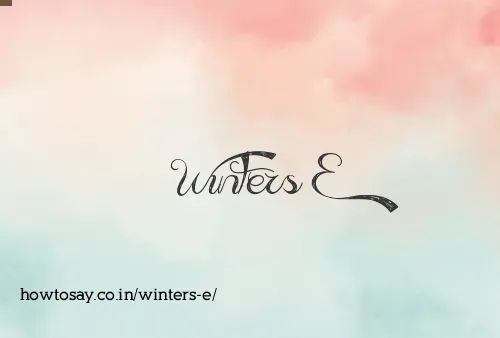 Winters E