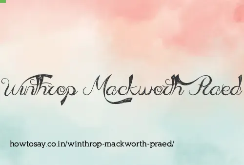 Winthrop Mackworth Praed