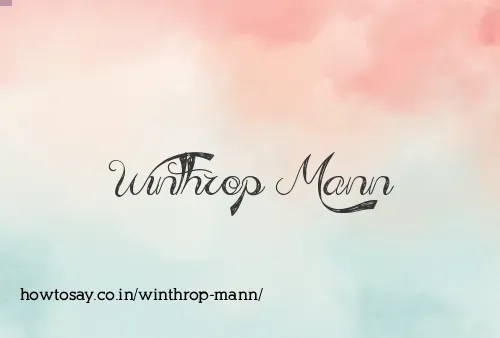 Winthrop Mann