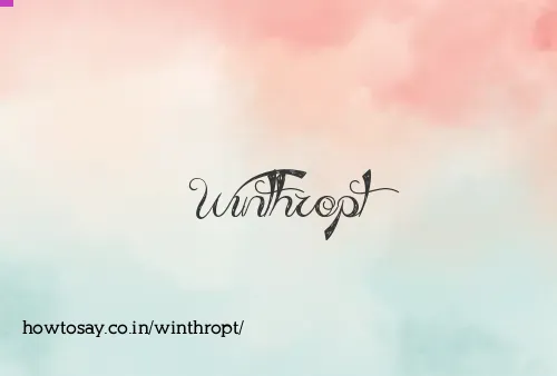 Winthropt