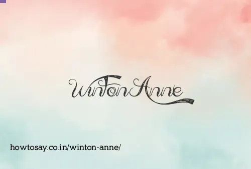 Winton Anne