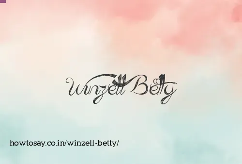 Winzell Betty