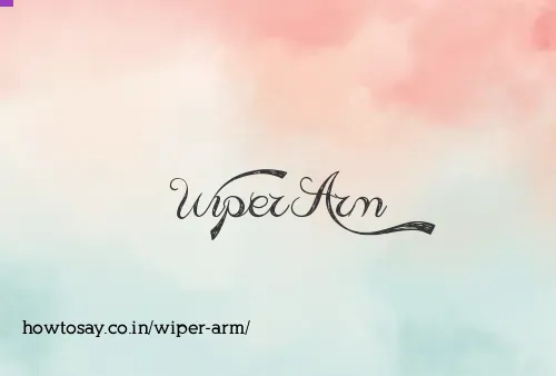 Wiper Arm