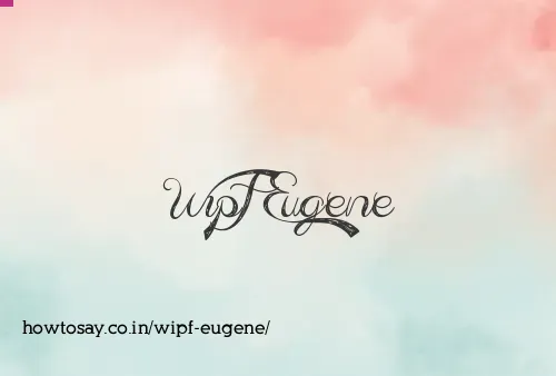 Wipf Eugene