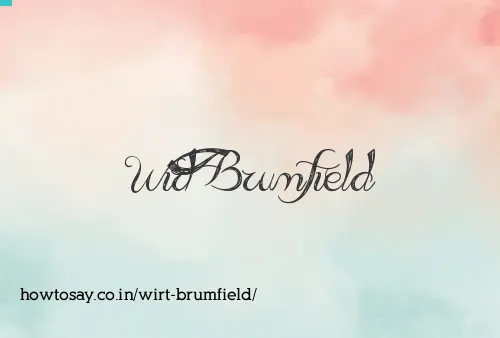 Wirt Brumfield