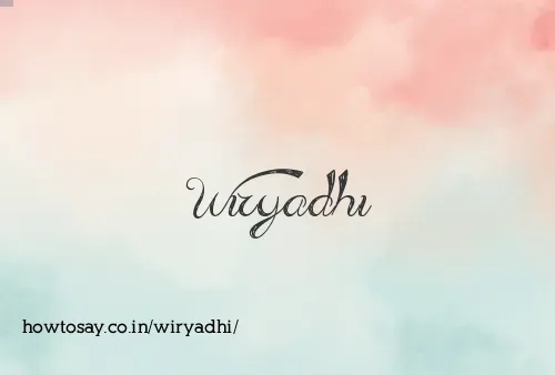 Wiryadhi