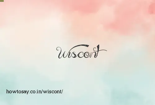 Wiscont