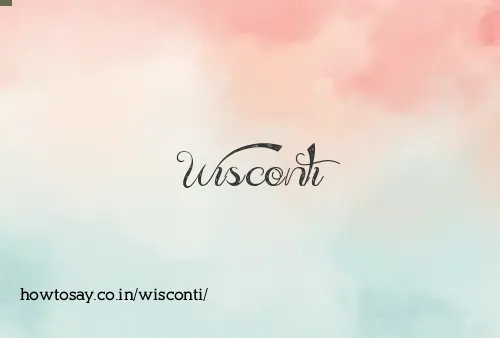 Wisconti
