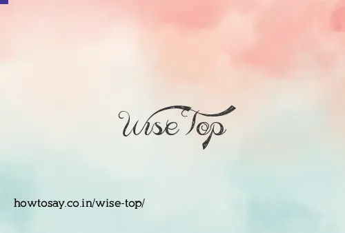 Wise Top